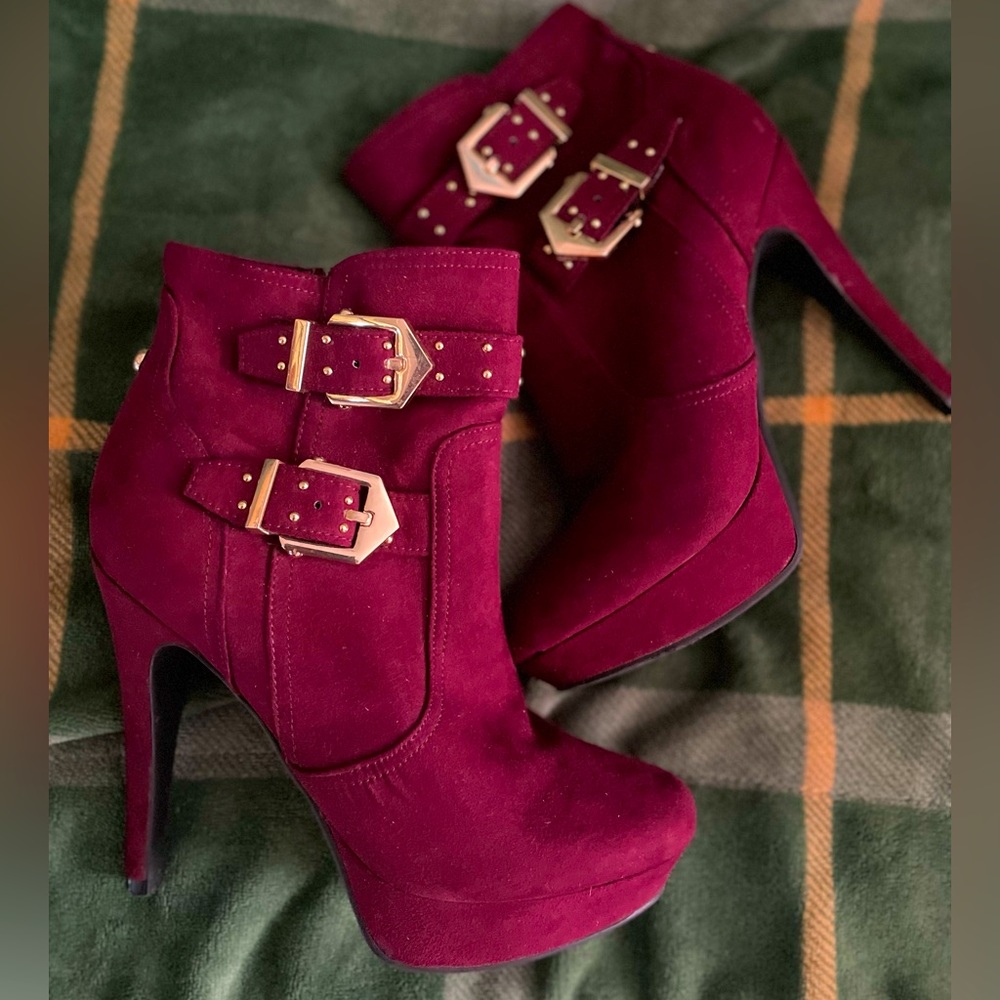 Platform booties by guess